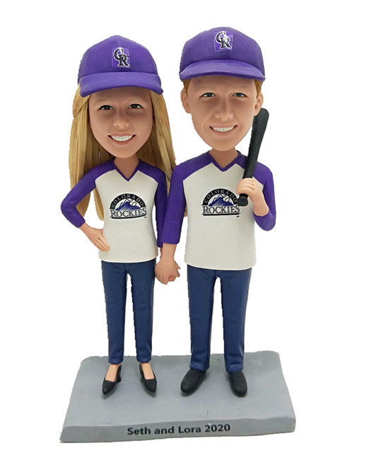 Custom cake toppers baseball figurine cake topper